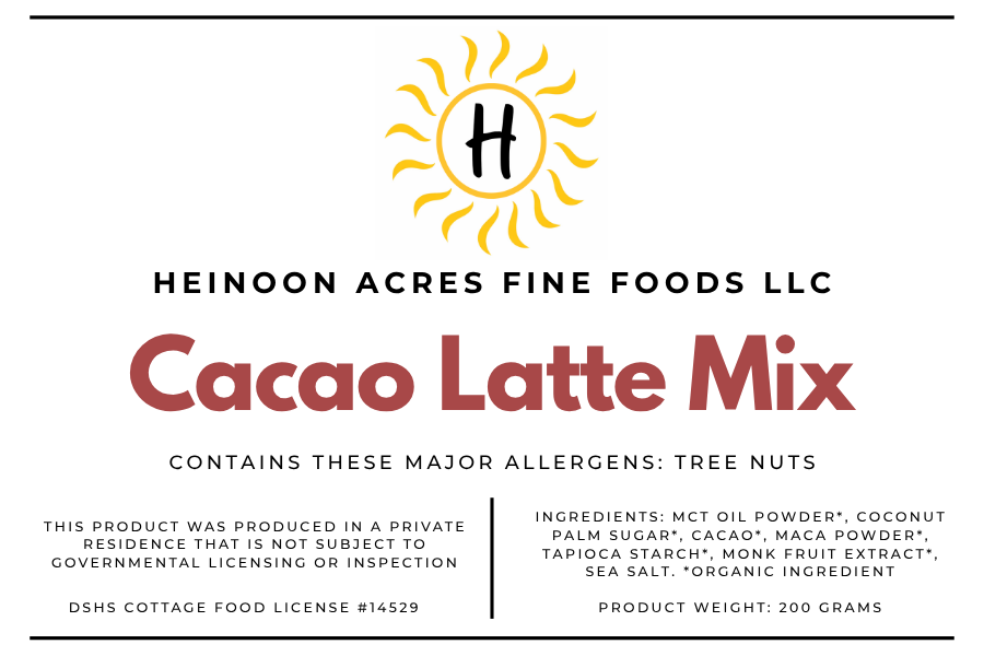cacao latte mix